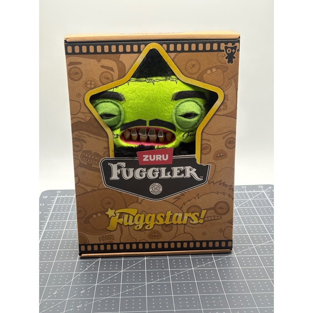 Zuru Fuggler Fuggstars Rhymey McShimer Green Monster Plush Toy New In Box